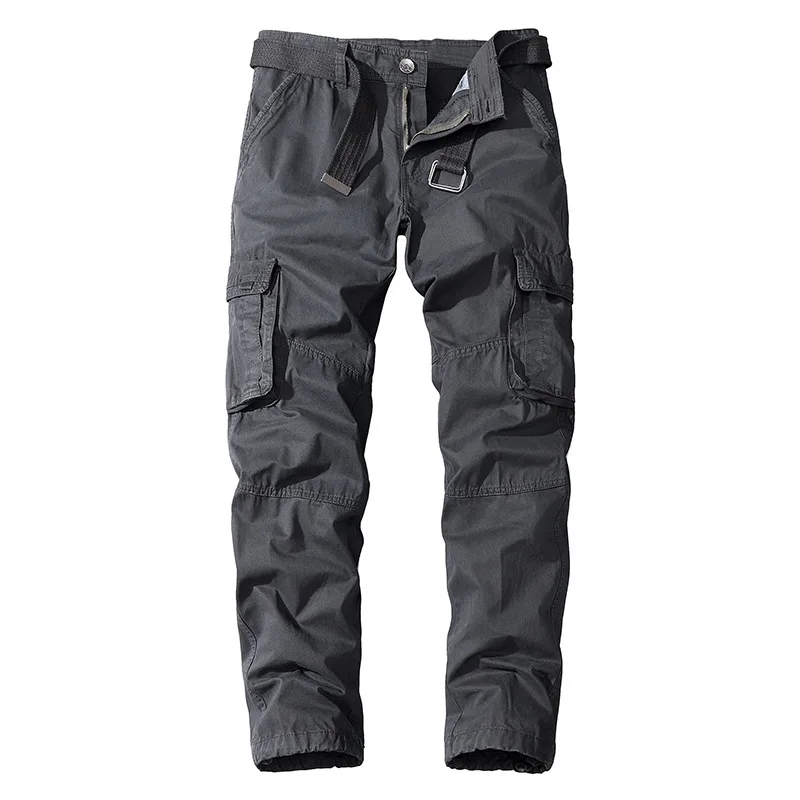 New Casual Straight Fit Cargo Pants For Man Cotton Relaxed Fit Cargo ...