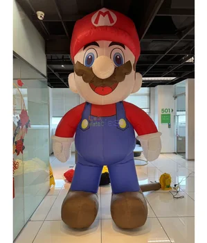 Popular Cartoon Character Inflatable Super Mario / Luigi  Cartoon Model for Event Decoration