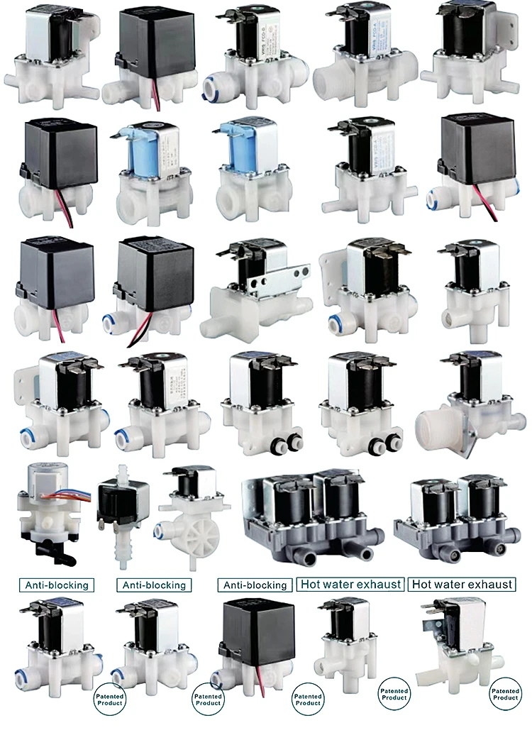 Ro System Water Dispenser Inlet Flow Switch 1/4" Dc 12v 24v Water Solenoid Valve Buy Ro Water