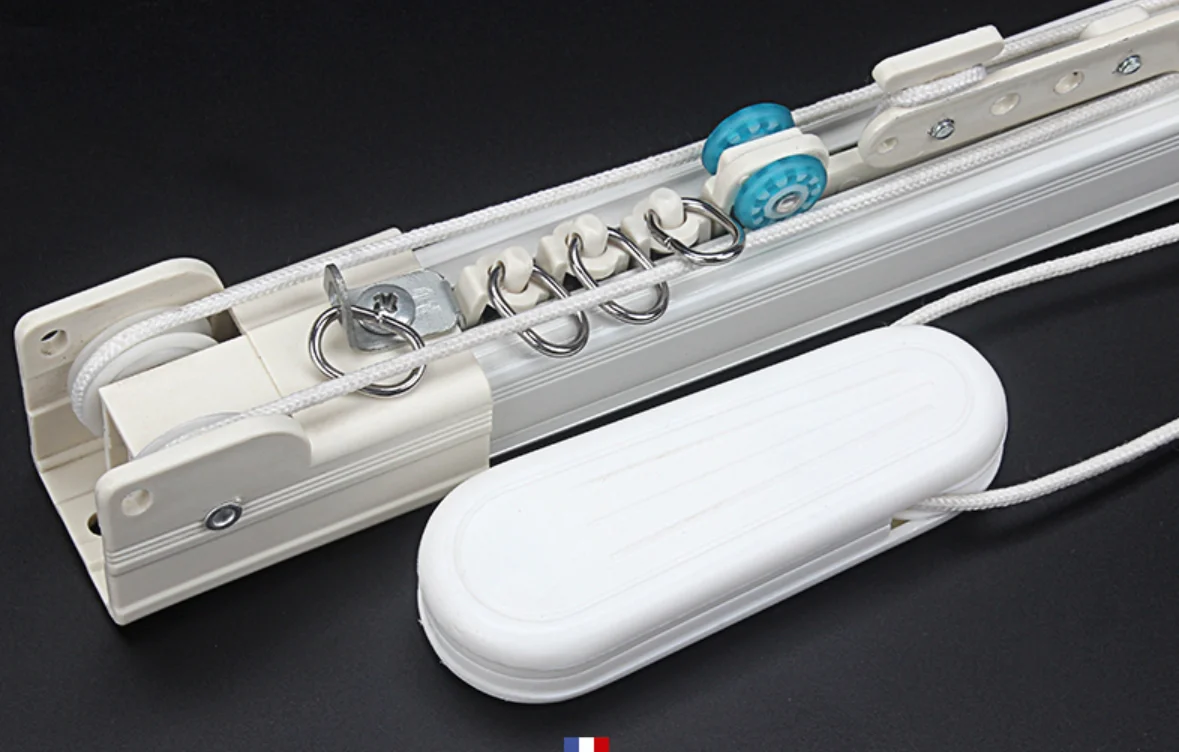 Heavy Duty Corded Curtain Track For Stage Office Lifting Curtain Track