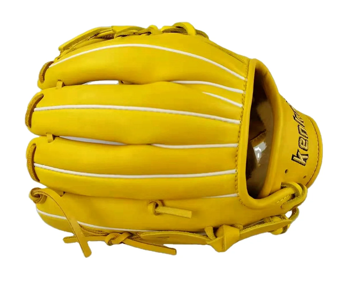 Wholesale Best Baseball Gloves Custom High Quality Yellow US