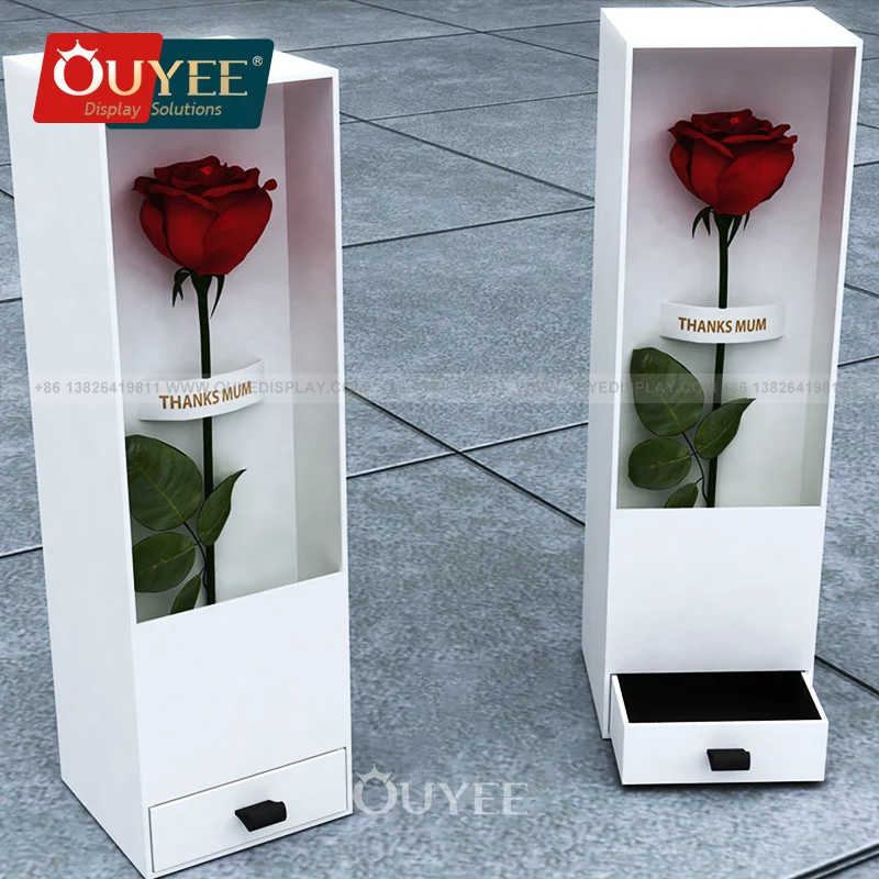 Shop Design Counter Display Retail Showcase Kiosk Shopping Mall Flower Display Cart Party Candy Cart for Sale