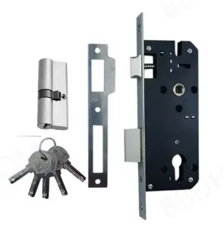 Lever Hardware Pull Lock SS Door Handle 201ss 304ss Stainless Steel Door Lock Set