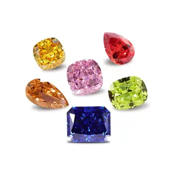 Factory wholesale All kinds of colors and shapes high quality Synthetic CZ loose gemstone Cubic Zirconia