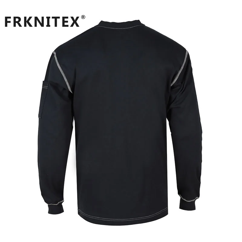Бесплатная доставка, Мужская черная рабочая одежда FRKNITEX с логотипом на заказ, футболки поло для работы