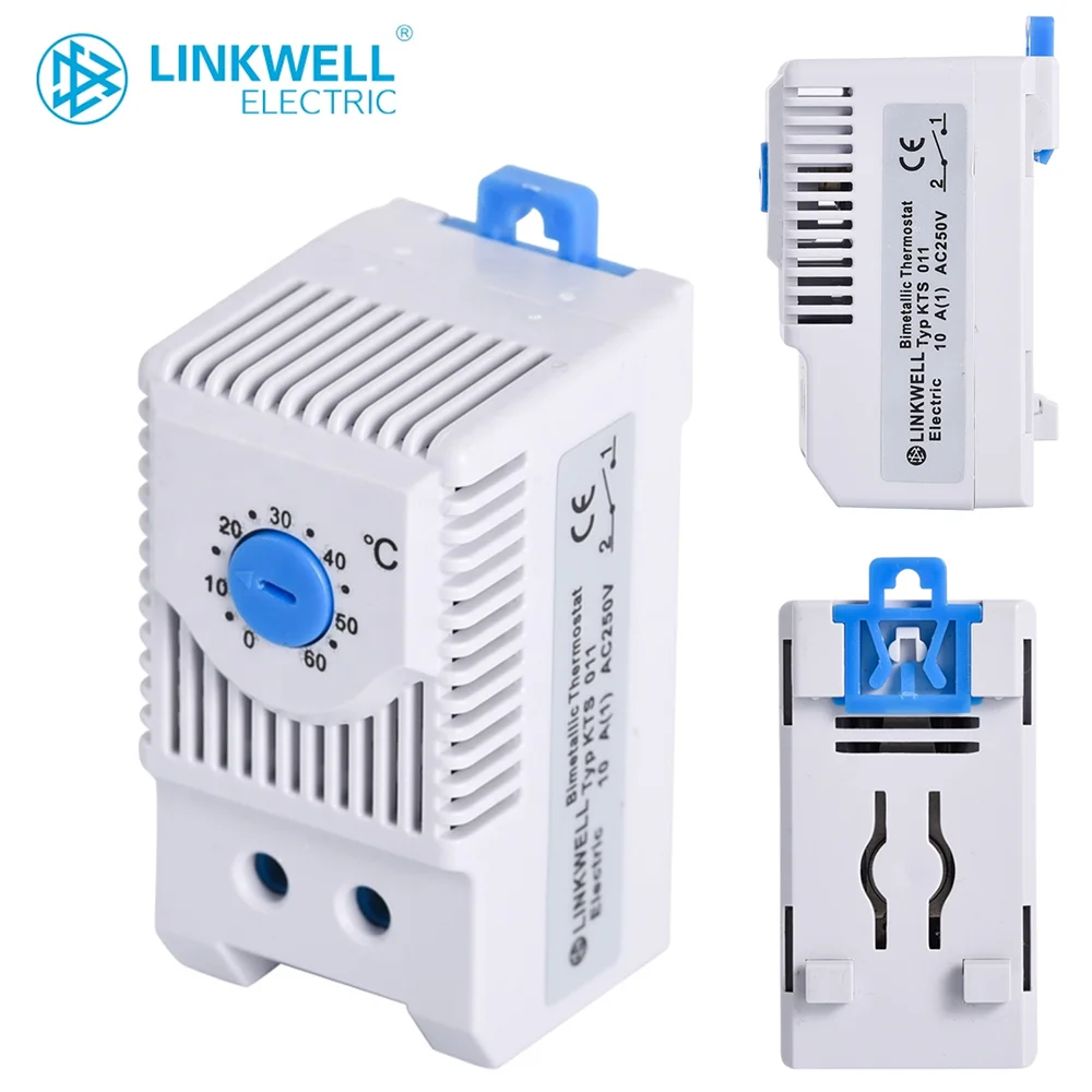 New Listed Temperature Control Thermostat With Hand Screw for HVAC Machinery Panel Mount