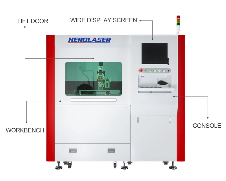 Herolaser 1500W Laser Cutting Machine For Stainless Steel