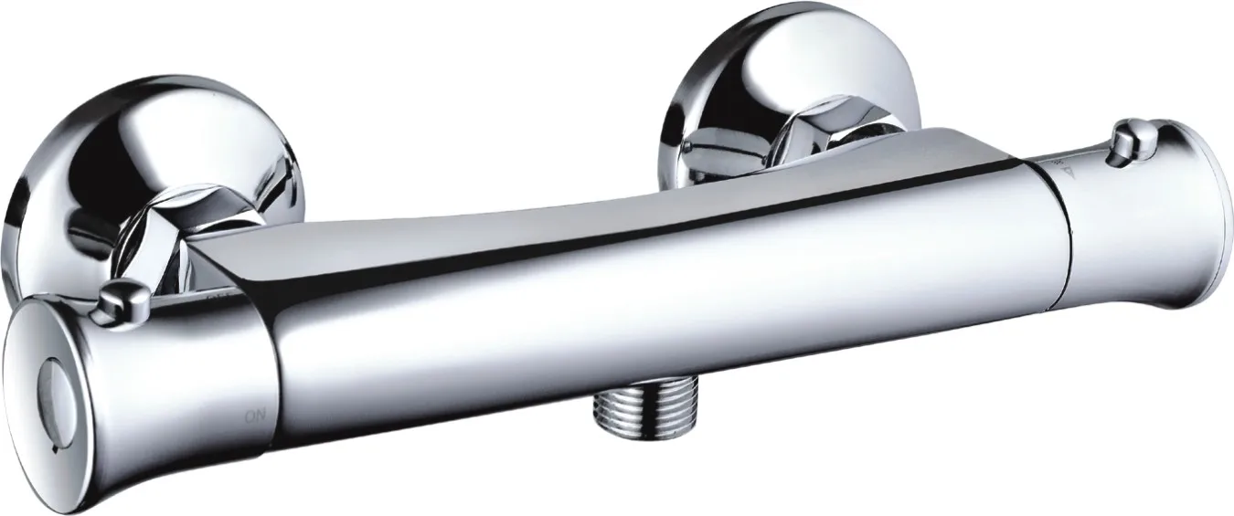 Economic KTW &WRAS &ACS Brass bathroom thermostatic shower filler bar valve manufacture