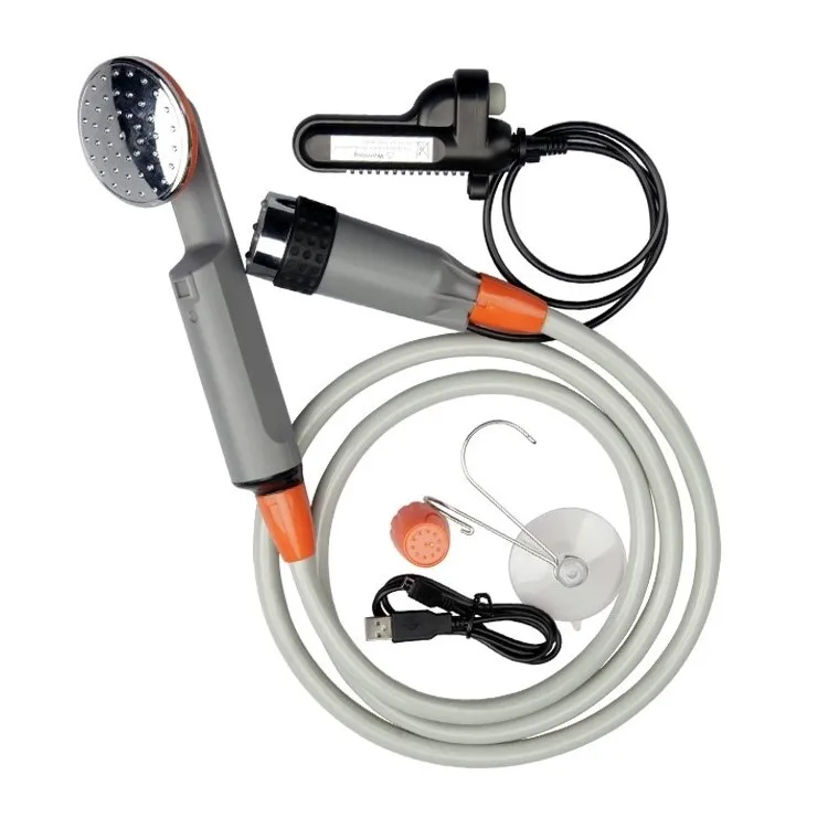 Douche De Camping Portable WADEO – Autonomie 140 Min – 5 Pression – Étanche IPX8 – Compatible Seau 20L – Pour Rando, Van - 6