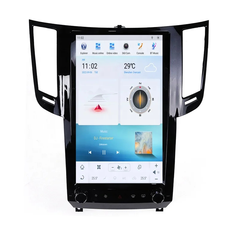 13.6 Inch Android Car Radio for Infiniti FX30/FX35/FX37/FX50 QX70 2009-2016 Car Multimedia Player Wireless Carplay 4G