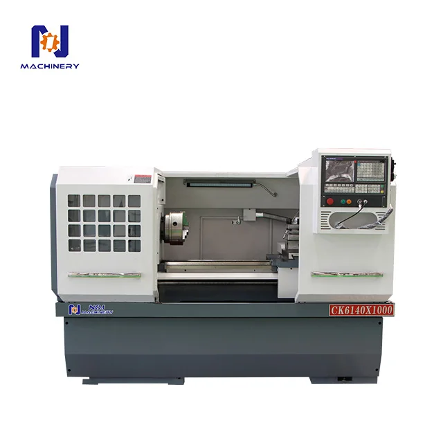 CK6140 CNC Lathe Machine with Gear Box Horizontal Turning Machine High-precision Flat Bed CNC Lathe