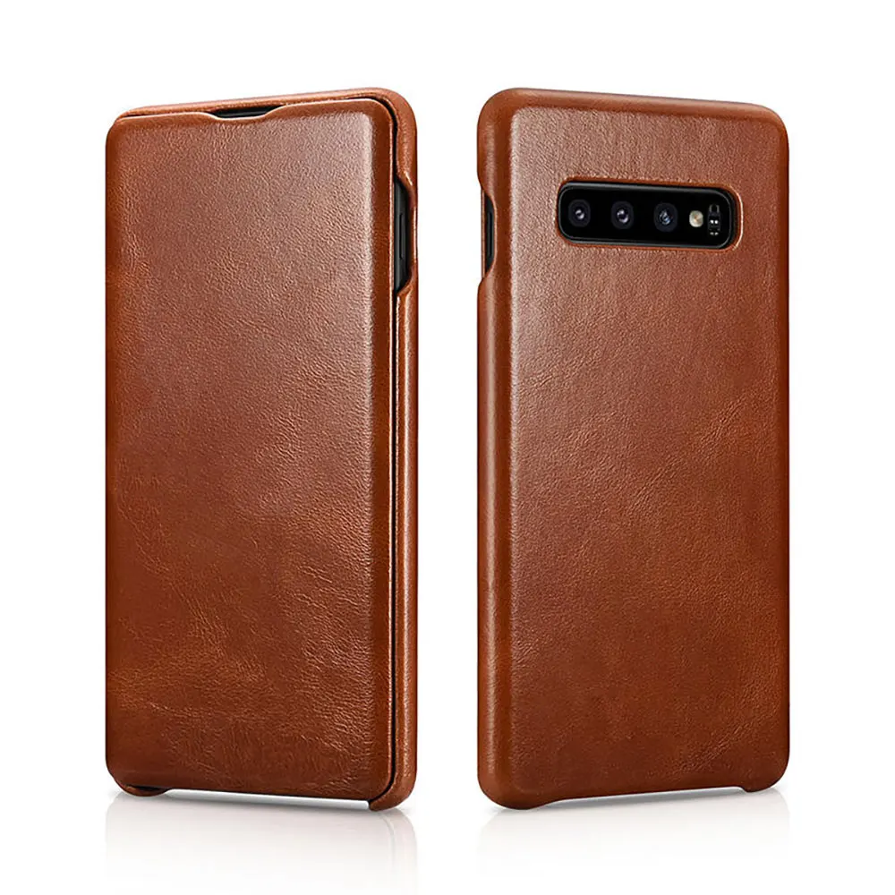 Genuine Leather Full Protective Case Suitable For Samsung S10 Plus Waterproof Mobile Phone Case Supports Customization Laudtec