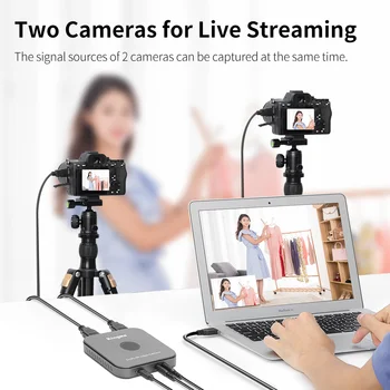 4k 60Hz hd Mi Video Capture Card Unique Design HDR Color Uncompressed RGB Live Gaming/streaming USB 3.0 Dual hd Mi Video Capture product image