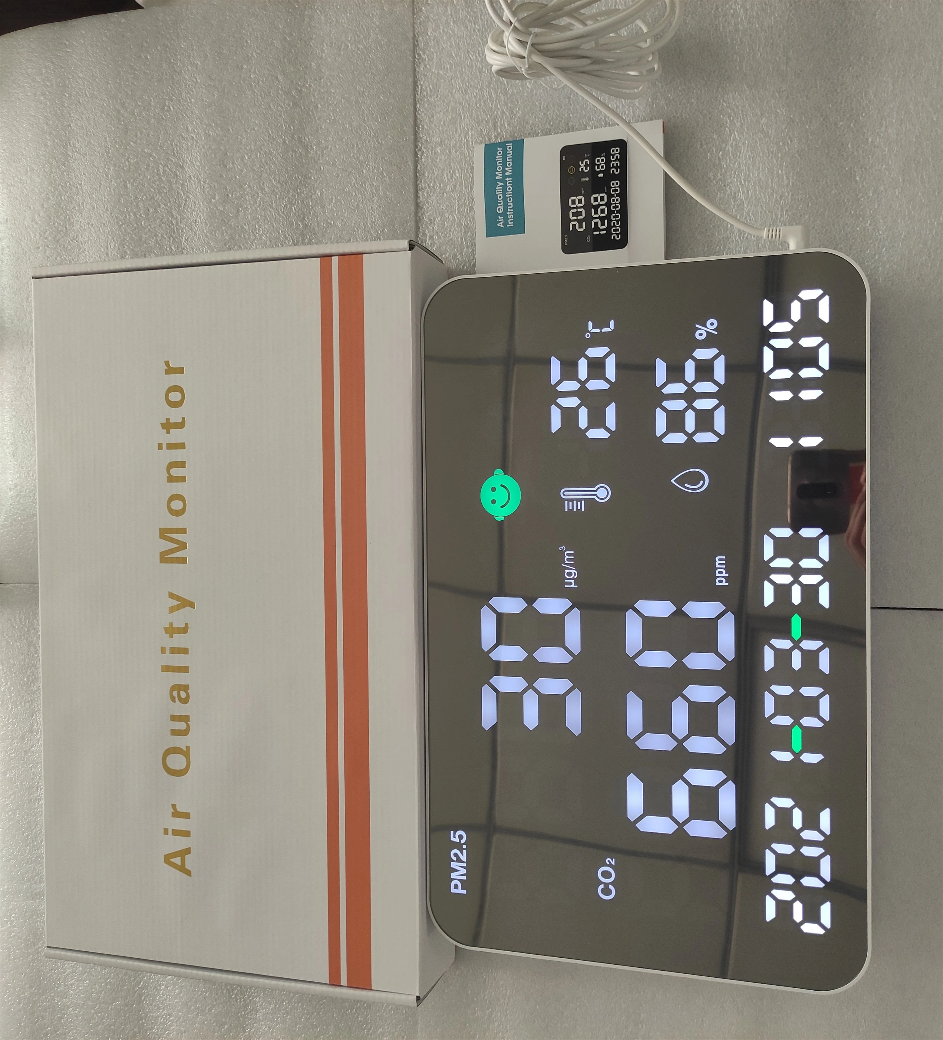 Wall Mounted Carbon Dioxide Large Screen Detector Co2 Meter Portable Co2 Meter Wall Co2 Ppm Meter Buy Co2 Co2 Detector Co2 Detector Portable Co2 Gas Detector Co2 Machine Co2 Meter Co2 Meter