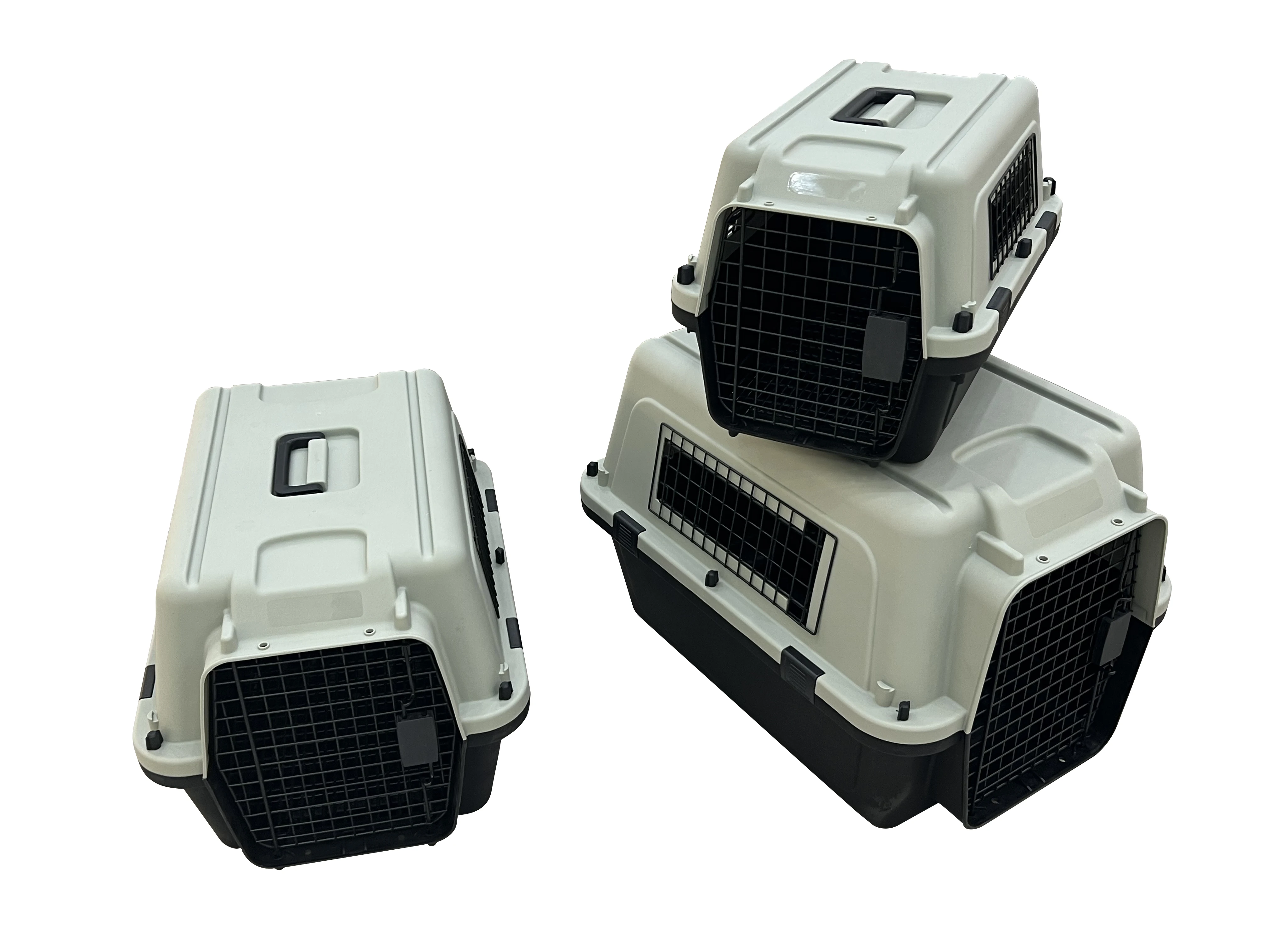 Pp Plastic Pet Carrier Airline Approved Transport Single-door Top-load ...