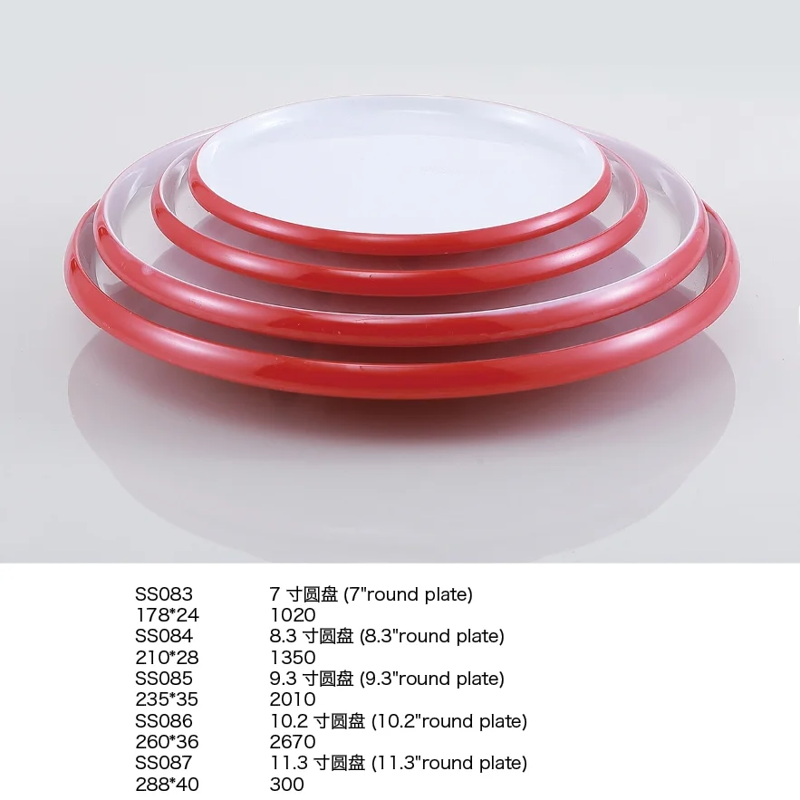 Ss083 Customizable Classic Restaurant Dinnerware Unbreakable Porcelain