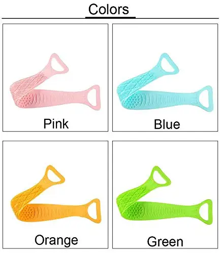 2 In 1 Doccia Esfoliante Scrubber Per La Schiena Asciugamano Per Cintura Da Bagno Pulizia Profonda Del Corpo Panno Per La Pulizia Dello Scrub Posteriore Strumento Per Cinghia Di Trazione - Foto 11