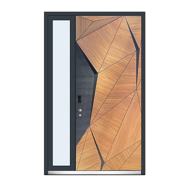 Latest Design 3D Aluminum Balcony exterior Other Glass Doors for houses