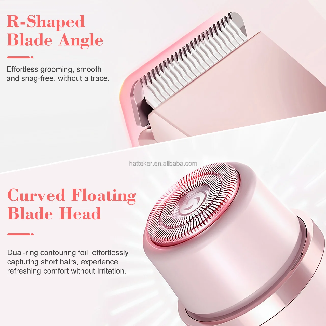 Mini So Lady Razor Portable Mini Lady Electric Razor 2 in 1 Lady Shaver Groin Trimmer ...