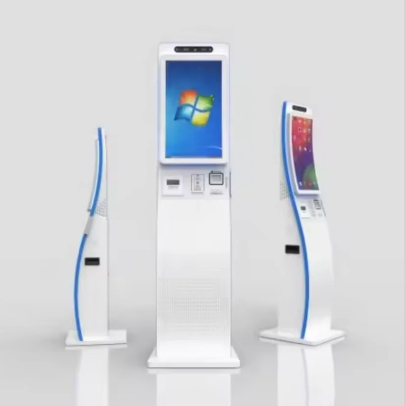 Automatic Queuing Number Display System Kiosk Lcd Touch Screen Ticket ...