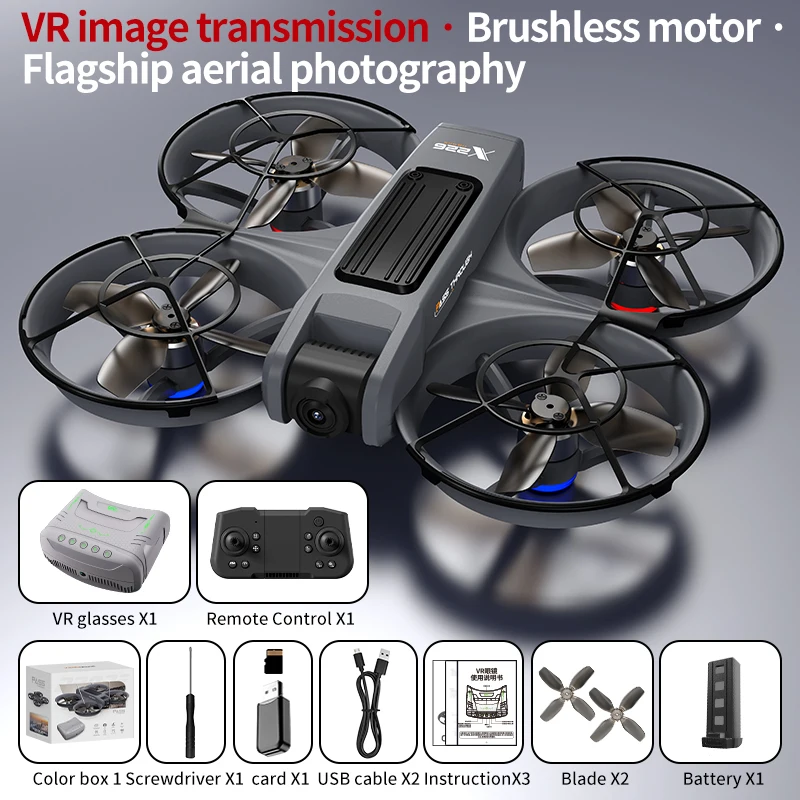 X226 VR Glass WIFI FPV GPS Quadcopters Gift Drone Dual Cameras