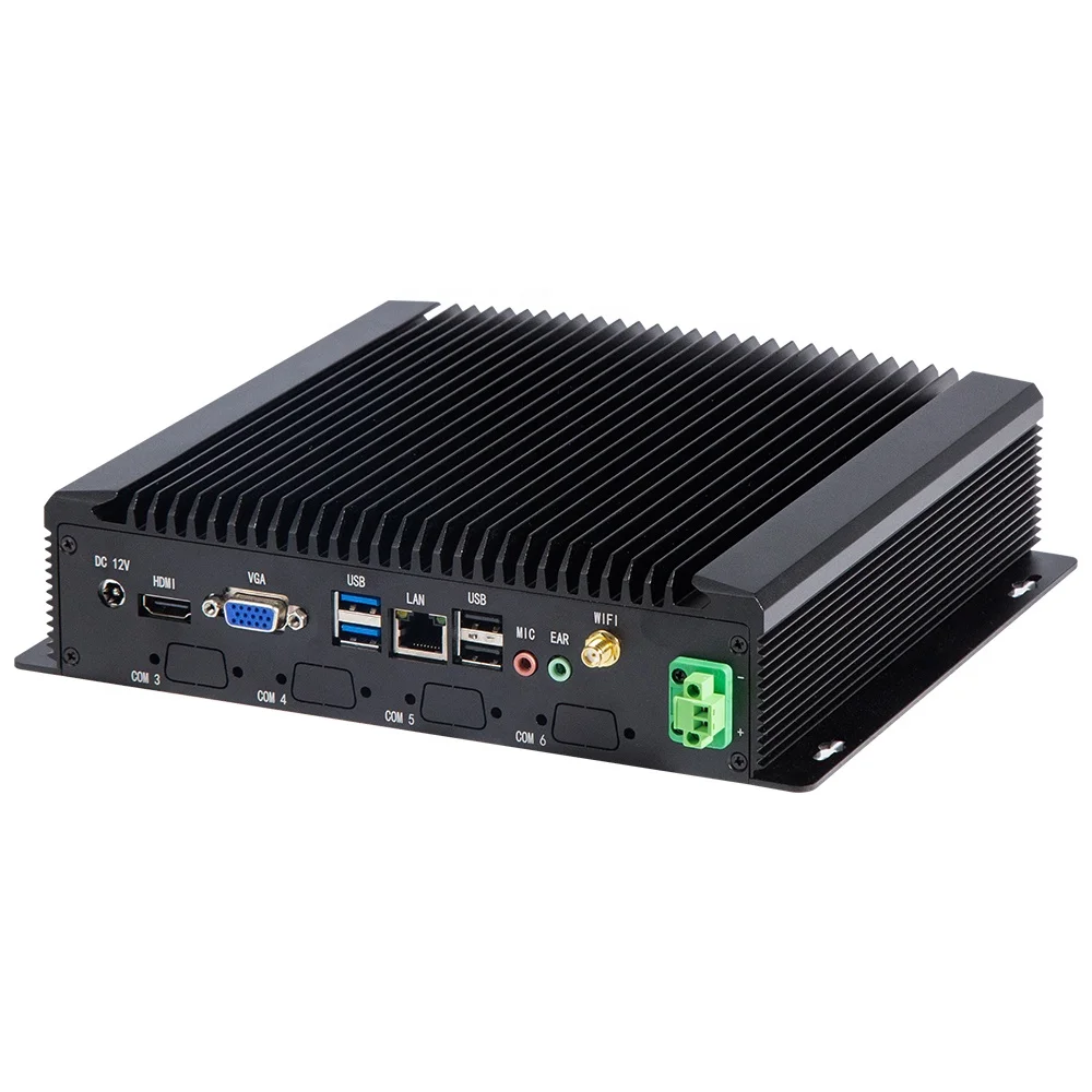 GAZIPO Mini PC-RN300 箱、マニュアル無し 産業用コンピュータ ミニPCボックス 産業グレード ベアボーン RAMなし