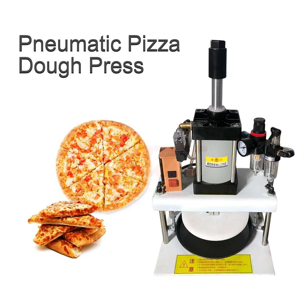 18-30CM Low Price Pneumatic Pizza Dough Pressing Machine Naan Bread Crust Making Machine Energy Saving Pizza Dough Press Machine - Image 4