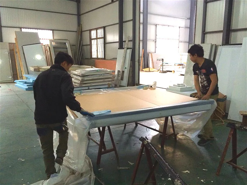 Cold Room Cold Storage Manual Sliding Door with PU Insulation
