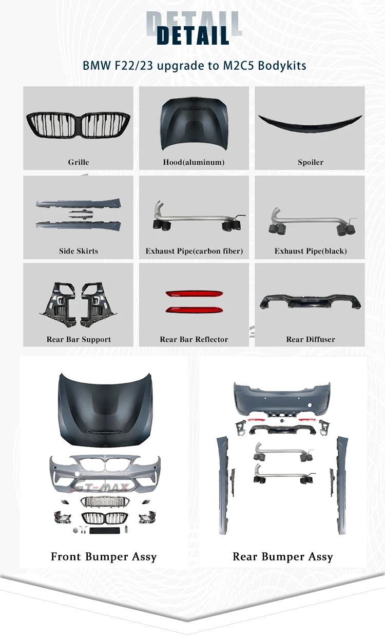The Factory E60 Body Kit For Bmw E60 Modified Mtech Upgrade Mt Front And Rear Bars Side Skirt
