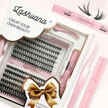 10D 20D 30D 40D Diy Individual Eyelash Extensions Private Label Cluster Lashes Segment Diy Lash Extension Kit