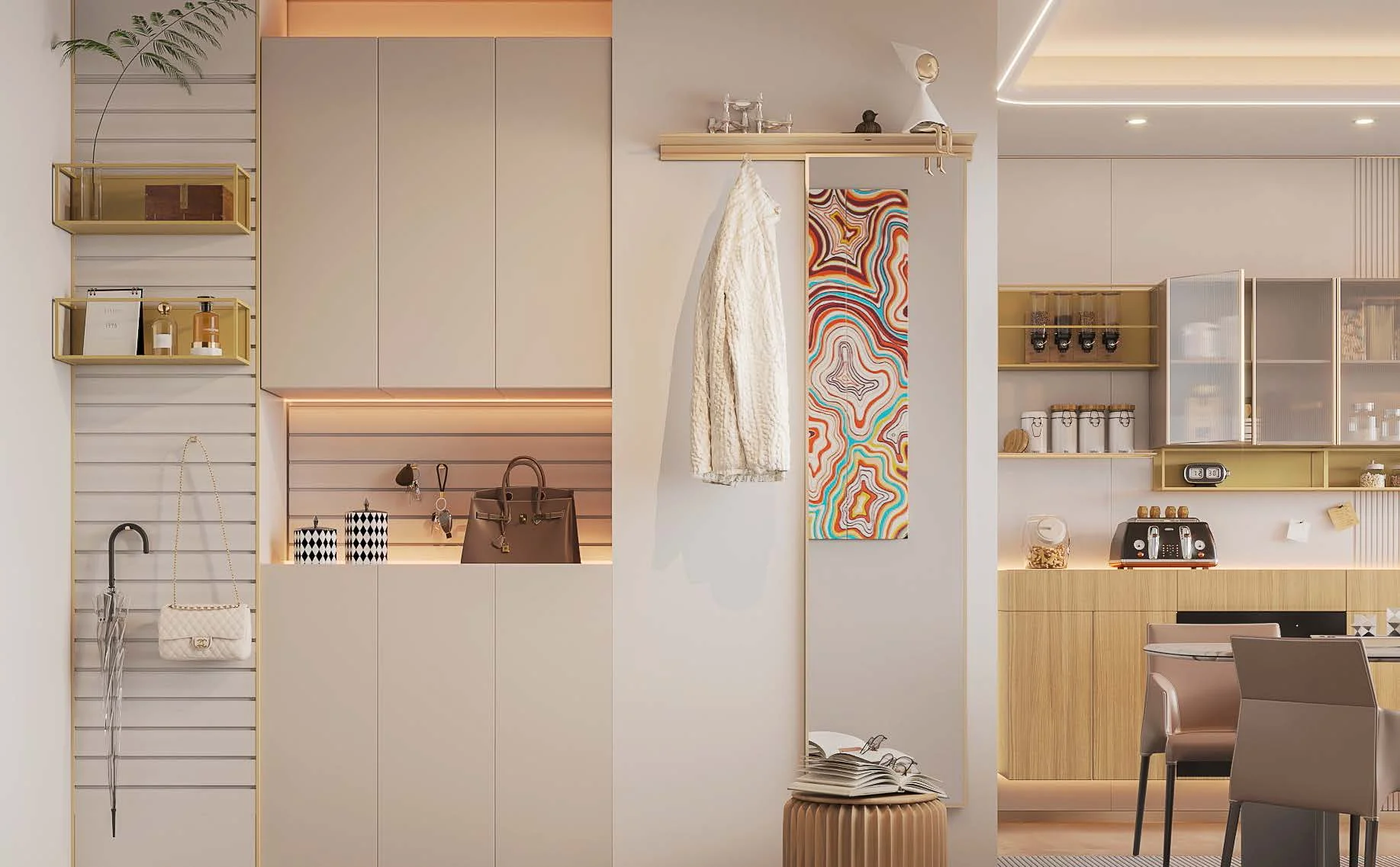 New Arrivals Metal Wall Shelves Home Decor Modular System Hanging Shelves Wall Mount Organizer Behind the Door supplier