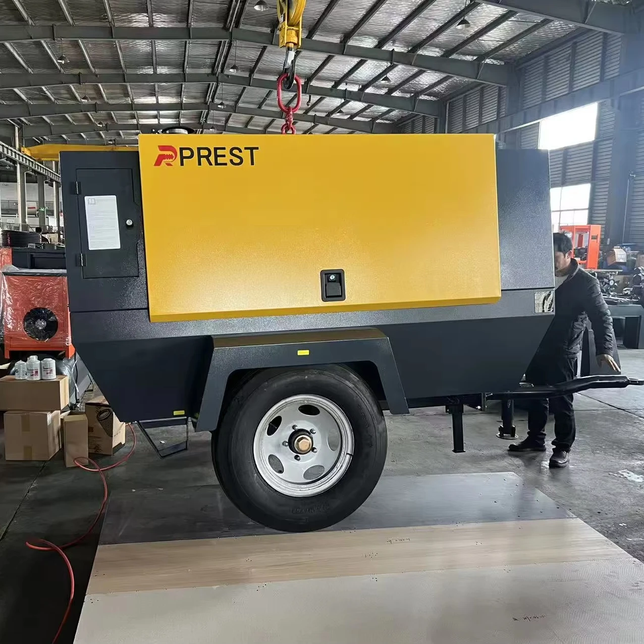 best oil-lubricated portable air compressor Zmax 50-502 main image 1