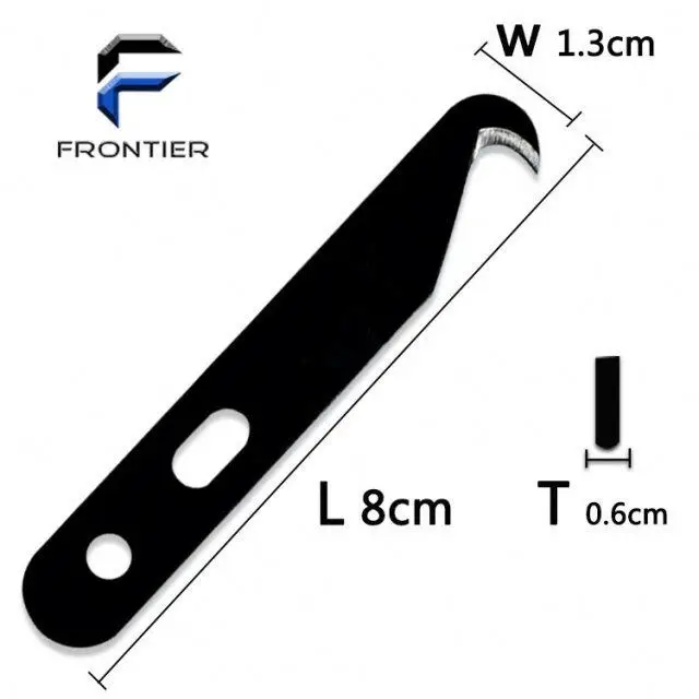 Plastic Handle Double Head Textile Hook Yarn Cutting Blade