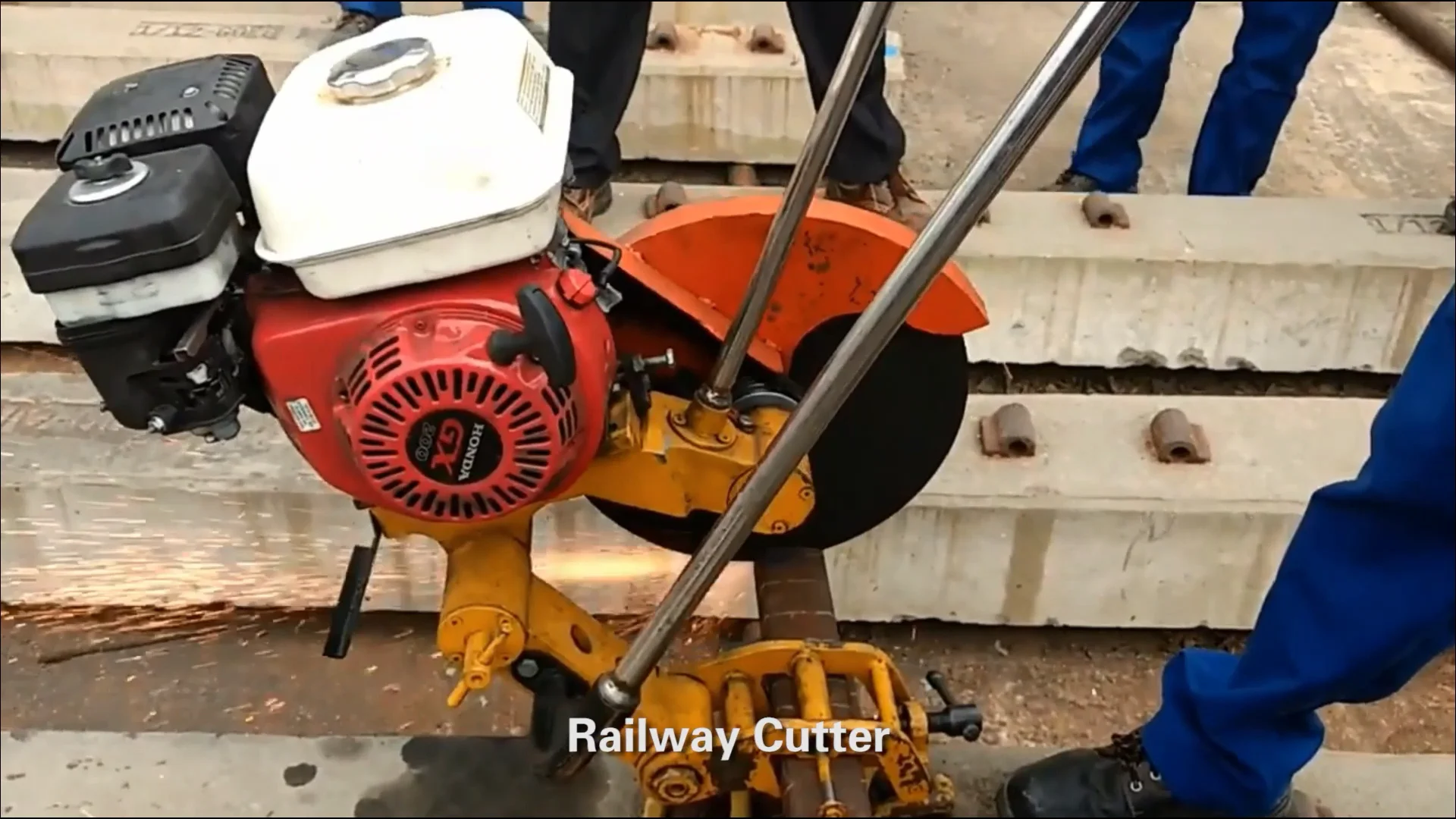 New Model K1270 Saw Tracks Rail Cut Off Machine Portable Rail Cutting