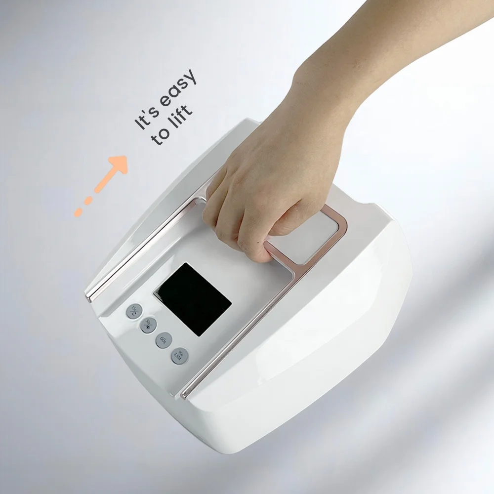 Professional 126W UV LED Nail Lamp Rechargeable Cordless Gel Polish Curing Light Manicure Dryer Metal Shell Pedicure Device