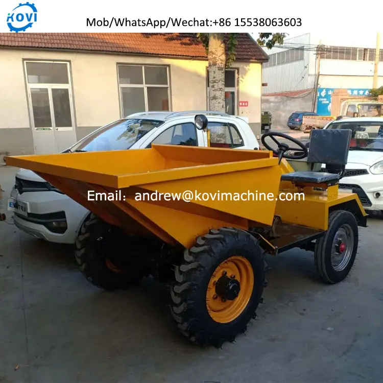 1000kg Front End Loader Bucket Tipping Car Site Dumper Trucks for Sale