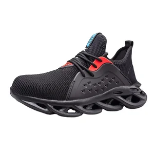 JDS Wholesale Cheap Stock Safety Shoes Steel Toe Sport Work Men Industrial Safety Shoes