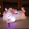 Unicorno bianco sdraiato - 40 cm