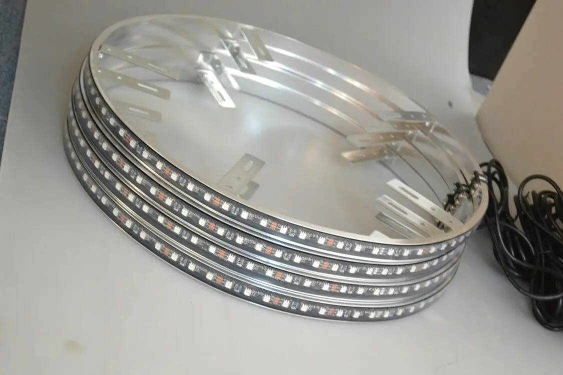 2021 NEW Top-level 15.5'' Chasing Dream Color Car Truck LED Wheel Ring Lights LED Under Body Glow Lights