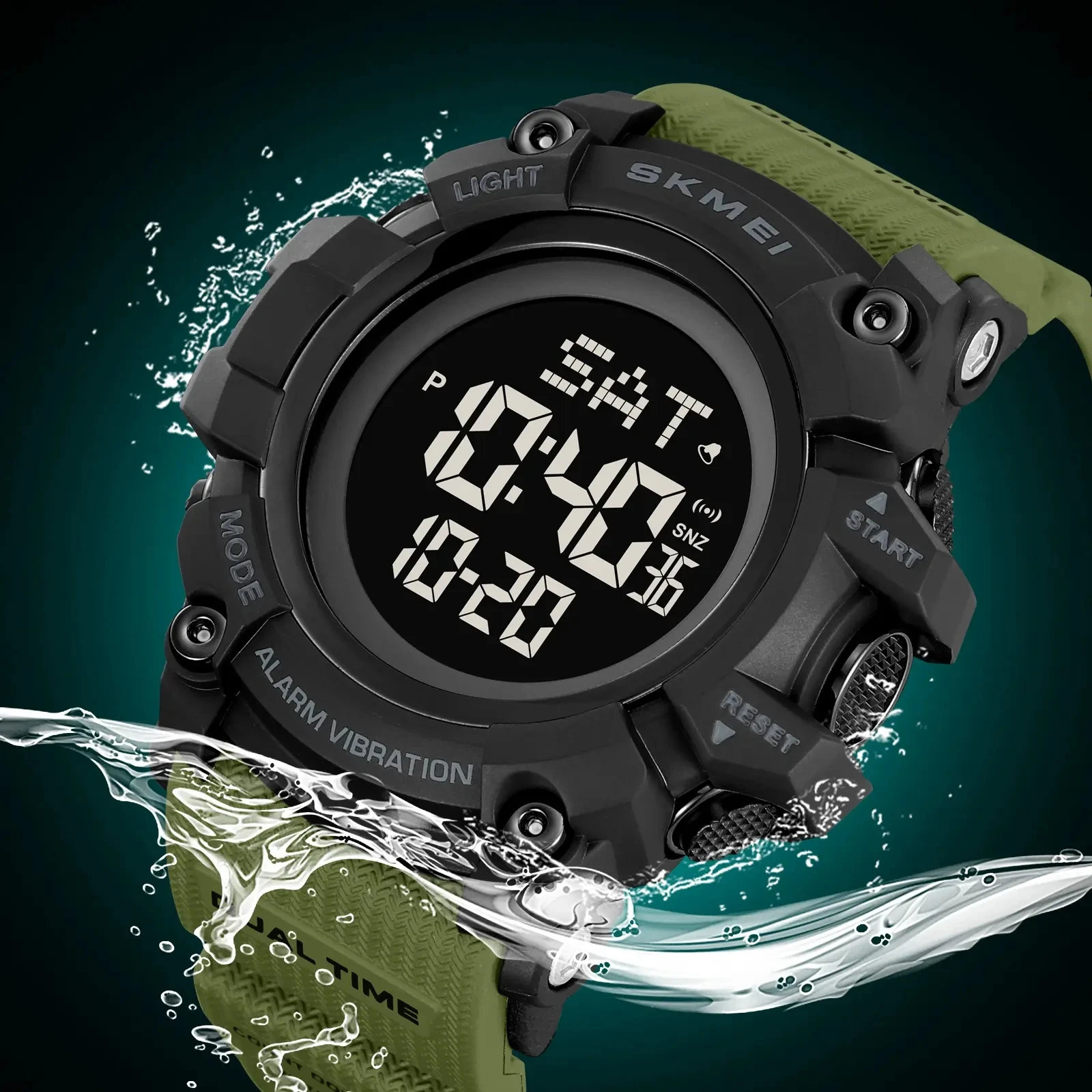 Skmei 2313 Digital Sports Watches Men Chronograph 5bar Waterproof