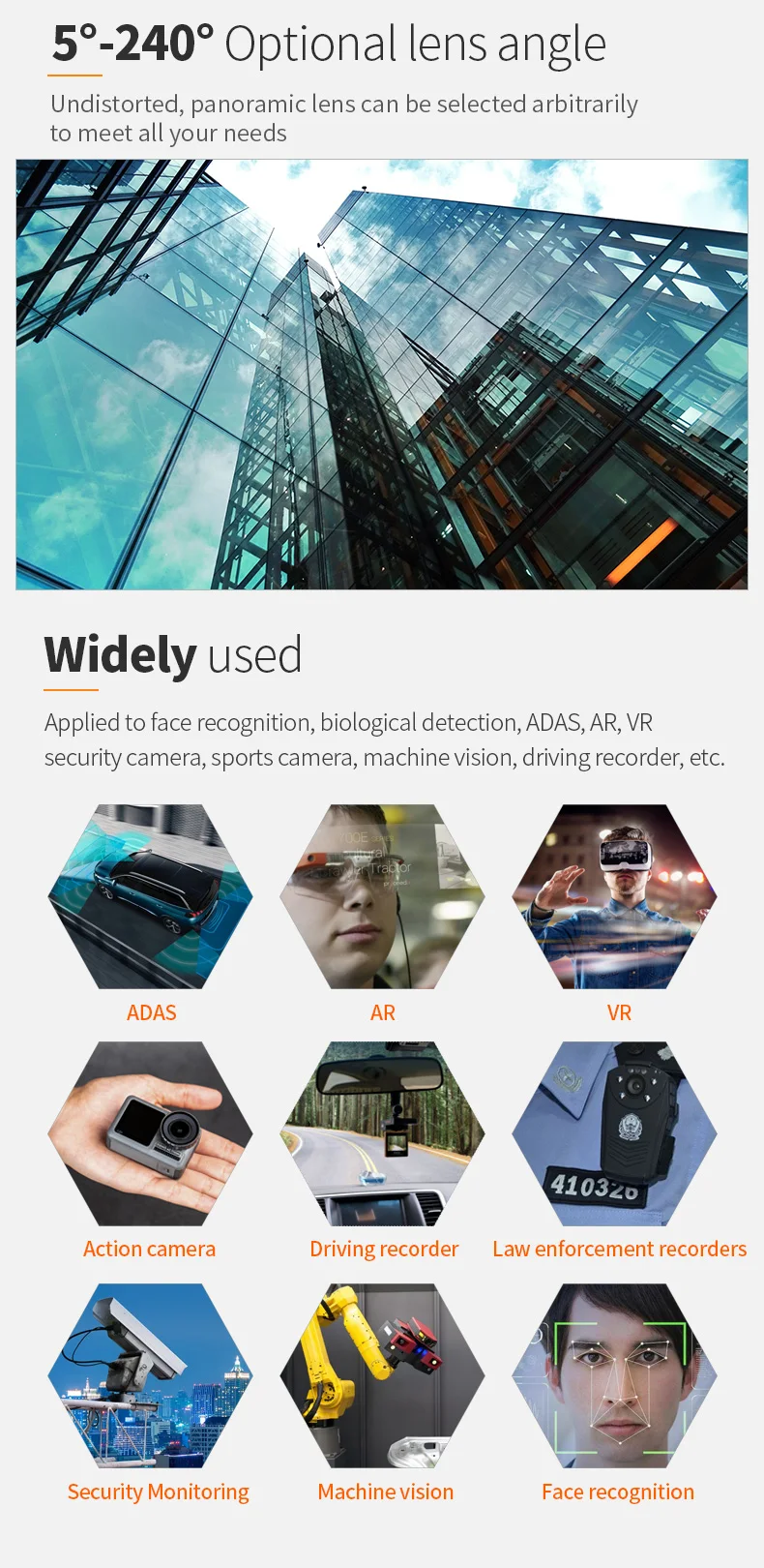 DGZX 400W Megapixel NIR Near-infrared Night Vision HDR 112 Degree Wide-angle Mipi OS04A10 Camera Module插图4