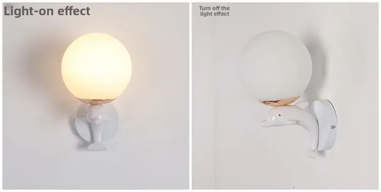 product new creative led american wall lamp for bedroom living room balcony stair corridor and aisle iron body with e26 bulb base-22