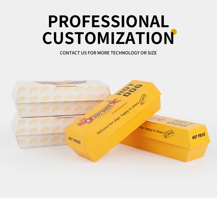 product waffle corndog pink lunch hot dog drawer boxes for food packaging sandwich plain delivery takeway waffle for catering containers-8
