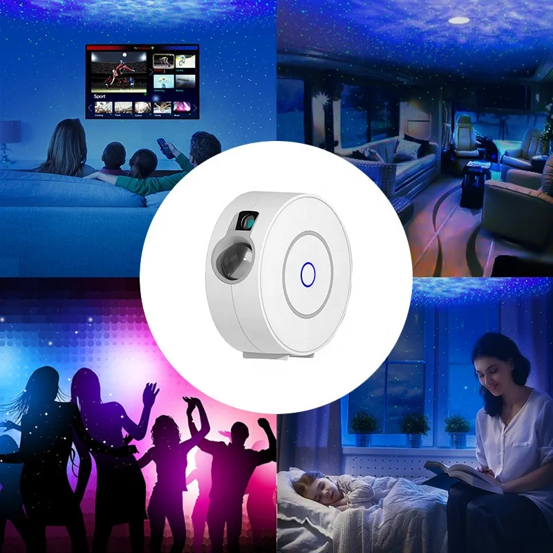 
Лидер продаж на Amazon, лазерный проектор с логотипом для дома с двигателем, проектор для спальни, игровой комнаты, домашнего кинотеатра 