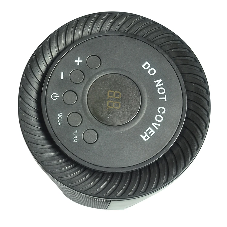 Table  Round Portable Electric Digital PTC Ceramic Fan Heater with LED Display