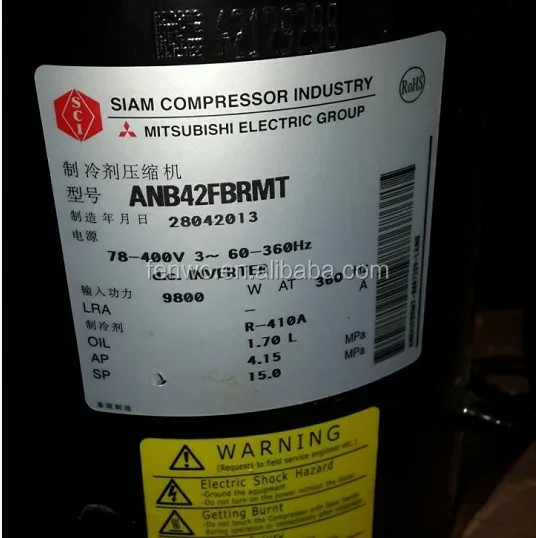 R410a Scroll Compressor mitsubishi Dc Inverter Compressor ANB42FBTMT for air Conditioner