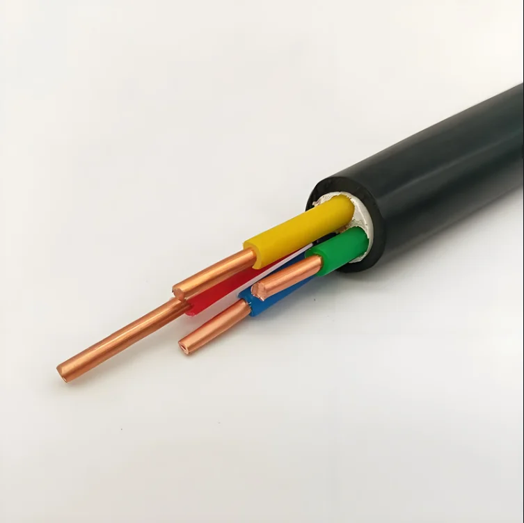 新能源电动汽车和充电桩用阻燃防火U1000/nyy/R2V电缆3 4 6铜芯10毫米0.6/1KV