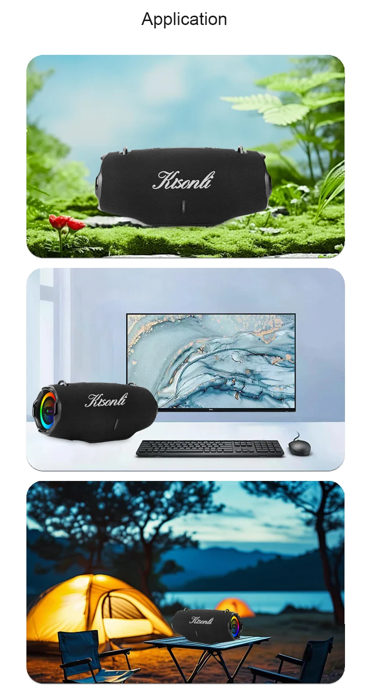 Kisonli K17 Professional Party Big Blue Tooth Speaker 50 Watts