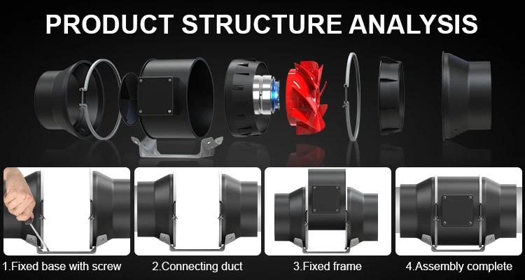 Inline Duct Fan, LONGWELL, APP - detail 16