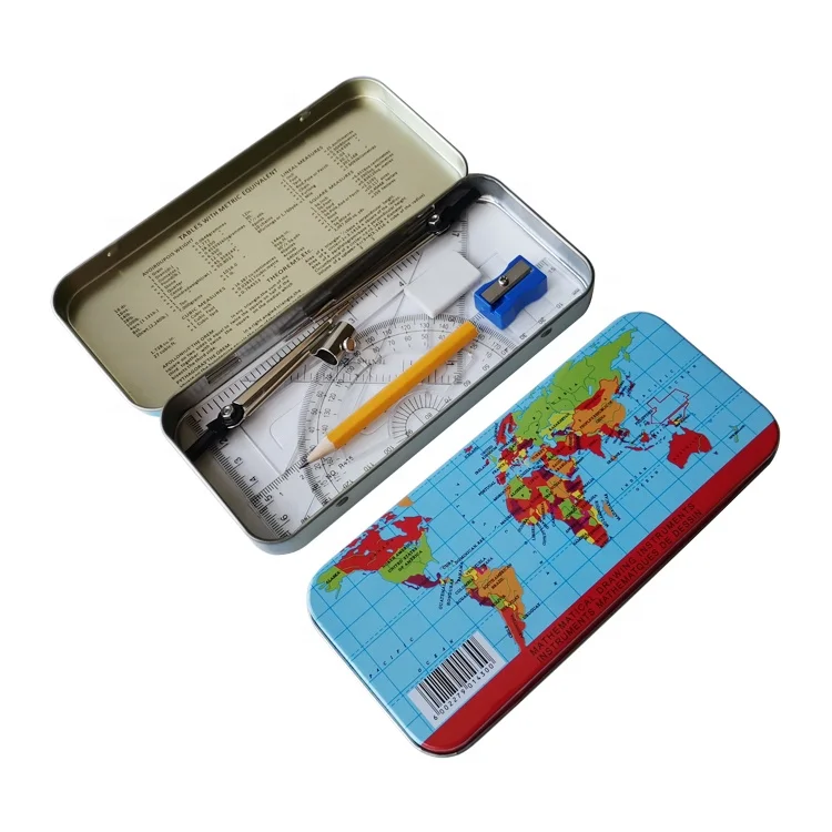 Custom Metal Math Geometry Compass Set